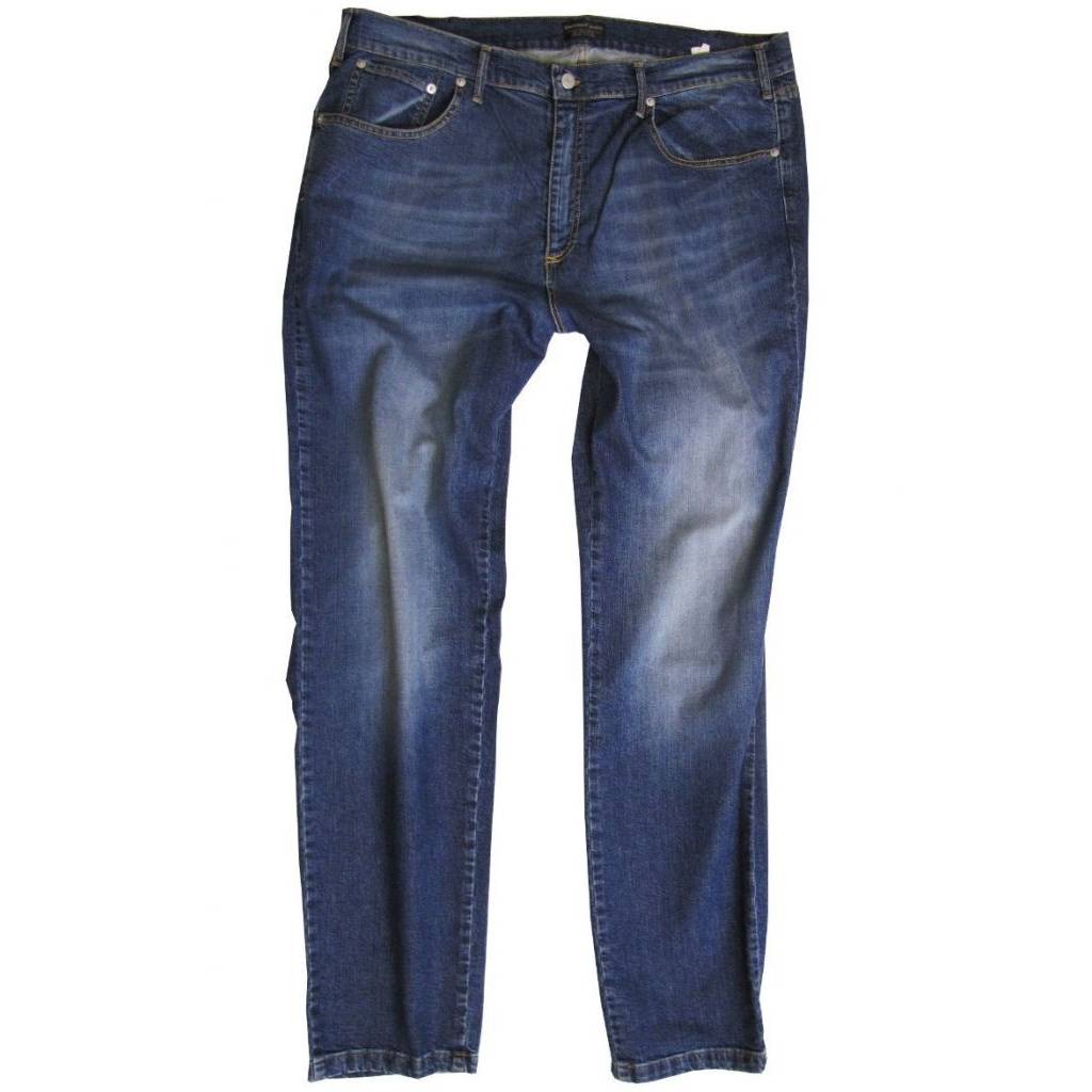 Pantalone 4617 Vita Bassa in Jeans Elasticizzato lavaggio mirato