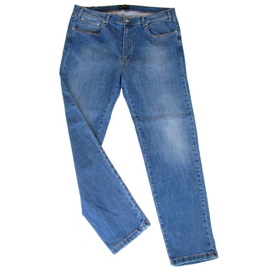 Pantalone 4617 Vita Bassa in Jeans Elasticizzato lavaggio mirato